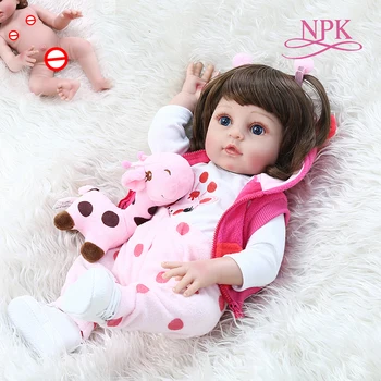 Free shipping from Brazil 48CM popular full body soft silicone bebe doll reborn baby girl Christmas Gift neborn baby 
Free shipping from Brazil 48CM popular full body soft silicone bebe doll reborn baby girl Christmas Gift neborn baby