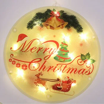 Christmas 5 LED String Hanging Lights String Room Lights Color Printing Disc Curtain Light Curtain Window Decor Waterproof
Christmas 5 LED String Hanging Lights String Room Lights Color Printing Disc Curtain Light Curtain Window Decor Waterproof
