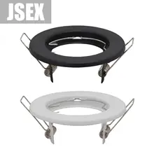 2pcsRound Metal Black Recessed LED Ceiling Light Frames MR16 Bulb Fixtures Downlight Holder GU10 Spot Light Fitting For Housing
2pcsRound Metal Black Recessed LED Ceiling Light Frames MR16 Bulb Fixtures Downlight Holder GU10 Spot Light Fitting For Housing