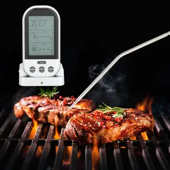 New Upgraded Version Of Wireless Dual Temperature Double Needle Barbecue Thermometer Kitchen Meat Thermometer BBQ Fork
New Upgraded Version Of Wireless Dual Temperature Double Needle Barbecue Thermometer Kitchen Meat Thermometer BBQ Fork