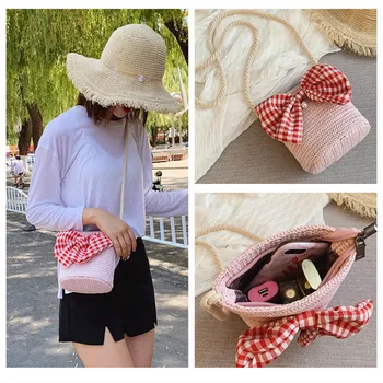 Summer New Handmade Straw Bag Messenger Bag Cute Girl Baby Accessories Mini Princess Beach Bags Bolsos Mujer
Summer New Handmade Straw Bag Messenger Bag Cute Girl Baby Accessories Mini Princess Beach Bags Bolsos Mujer