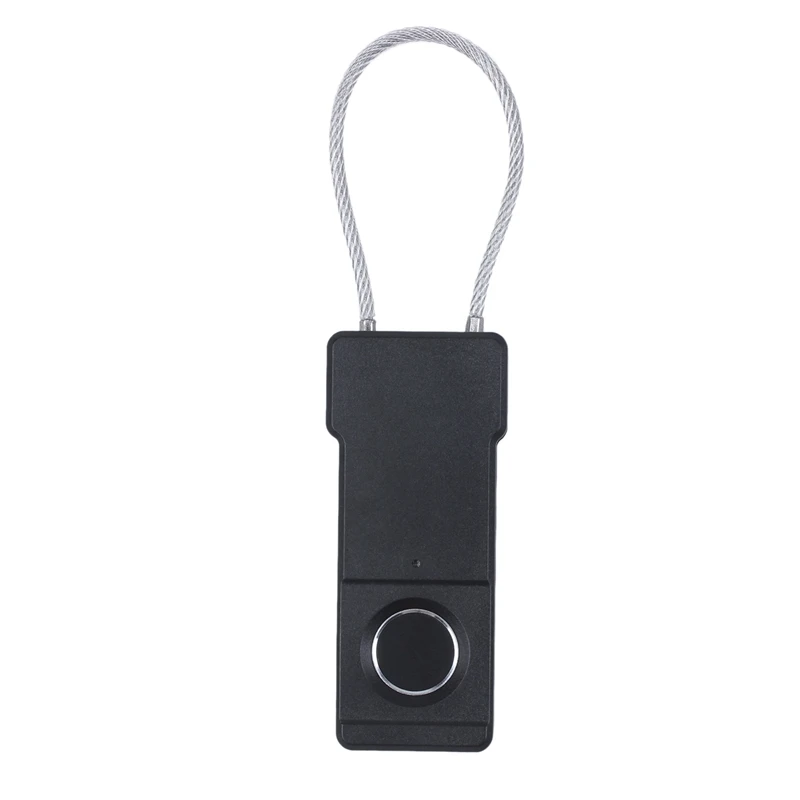 Smart Keyless Fingerprint Padlock Usb Rechargeable Ip65 Waterproof Anti-Theft Security Padlock Door Luggage Case Lock(Black)
Smart Keyless Fingerprint Padlock Usb Rechargeable Ip65 Waterproof Anti-Theft Security Padlock Door Luggage Case Lock(Black)