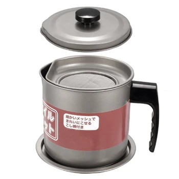Cooking Oil Storage Can Bottle Dispenser Container with Strainer Oil Strainer Leak Proof Oil Pot Bottles Container Kitchen Tools 
Cooking Oil Storage Can Bottle Dispenser Container with Strainer Oil Strainer Leak Proof Oil Pot Bottles Container Kitchen Tools
