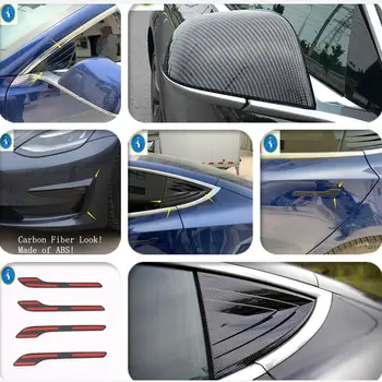 Carbon Fiber Look Exterior Refit Kit Fit For Tesla Model 3 2018 2019 2020 Door Handle / Fog Lamps / Rearview Mirror Cover Trim
Carbon Fiber Look Exterior Refit Kit Fit For Tesla Model 3 2018 2019 2020 Door Handle / Fog Lamps / Rearview Mirror Cover Trim