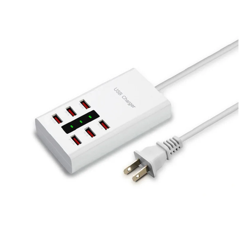 6USB Ports Smart USB Charger Adapter Desktop Universal Extension Socket Power Adapter EU US UK Plug For Mobile Phone Tablet
6USB Ports Smart USB Charger Adapter Desktop Universal Extension Socket Power Adapter EU US UK Plug For Mobile Phone Tablet