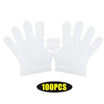 100pcs Disposable Gloves Transparent PE Gloves Latex Free Safe Glove for Children Food Restaurant BBQ One-off Plastic Gloves
100pcs Disposable Gloves Transparent PE Gloves Latex Free Safe Glove for Children Food Restaurant BBQ One-off Plastic Gloves
