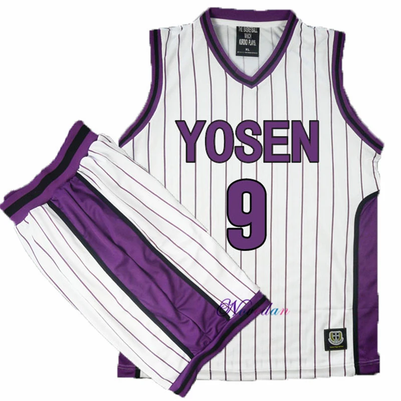 Kuroko no Basuke Cosplay Yosen Basket School Uniform Murasakibara Atsushi Jersey 9 12 Sportswear Men T-shirt Shorts Costume Set
Kuroko no Basuke Cosplay Yosen Basket School Uniform Murasakibara Atsushi Jersey 9 12 Sportswear Men T-shirt Shorts Costume Set