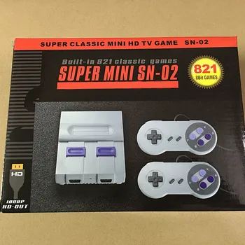 NEW Mini HD HDMI TV Video Game Console Handheld Retro Family Console Built-In 821 Classic for SNES games Dual gamepad PAL&NTSC
NEW Mini HD HDMI TV Video Game Console Handheld Retro Family Console Built-In 821 Classic for SNES games Dual gamepad PAL&NTSC