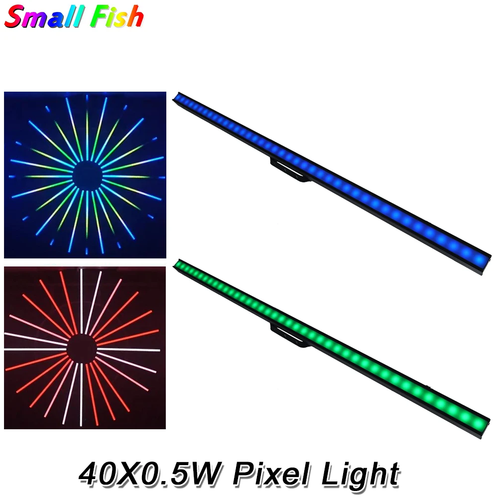 40X0.5W RGB LED Pixel Strip Light With Controller Individual Control Wall Washer Light Night Club Party DJ Disco Stage Lighting
40X0.5W RGB LED Pixel Strip Light With Controller Individual Control Wall Washer Light Night Club Party DJ Disco Stage Lighting