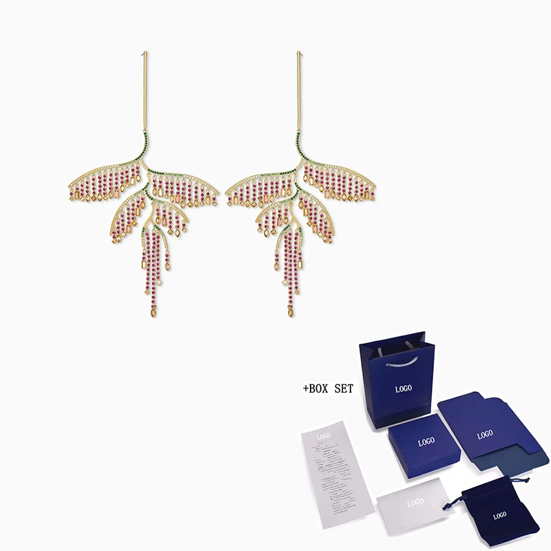 2020 Fashion SWA New TROPICAL LEAF Pierced Earrings Charming Colorful Leaf Decoration Gold Earrings Women'S Popular Jewelry Gift
2020 Fashion SWA New TROPICAL LEAF Pierced Earrings Charming Colorful Leaf Decoration Gold Earrings Women'S Popular Jewelry Gift