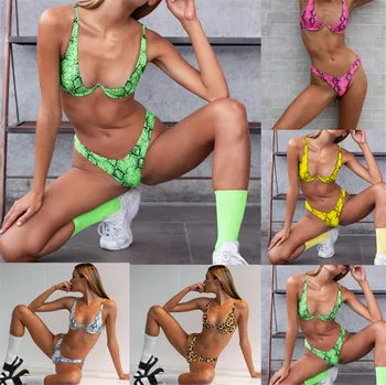 Sexy Leopard Bikinis 2020 mujer Micro Bikini Set Push Up Thong Biquini High Cut Swimwear Women Mini Swimsuit Female Bathing Suit 
Sexy Leopard Bikinis 2020 mujer Micro Bikini Set Push Up Thong Biquini High Cut Swimwear Women Mini Swimsuit Female Bathing Suit