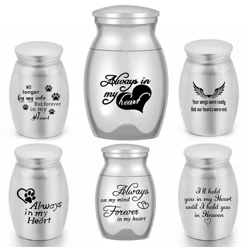 Women Girls Loss of Love Gift Mini Cute Carved Stainless Steel Casket for Pet Souvenir-Always in My Heart 
Women Girls Loss of Love Gift Mini Cute Carved Stainless Steel Casket for Pet Souvenir-Always in My Heart