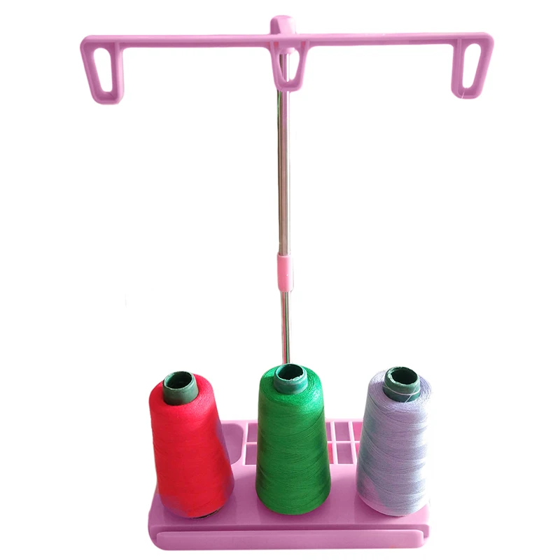 

3 Spool Stand Holder Household Multifunction Embroidery Thread Quilting Rack Sew Home Sewing Machine Wire Rack Sewing Wire Frame