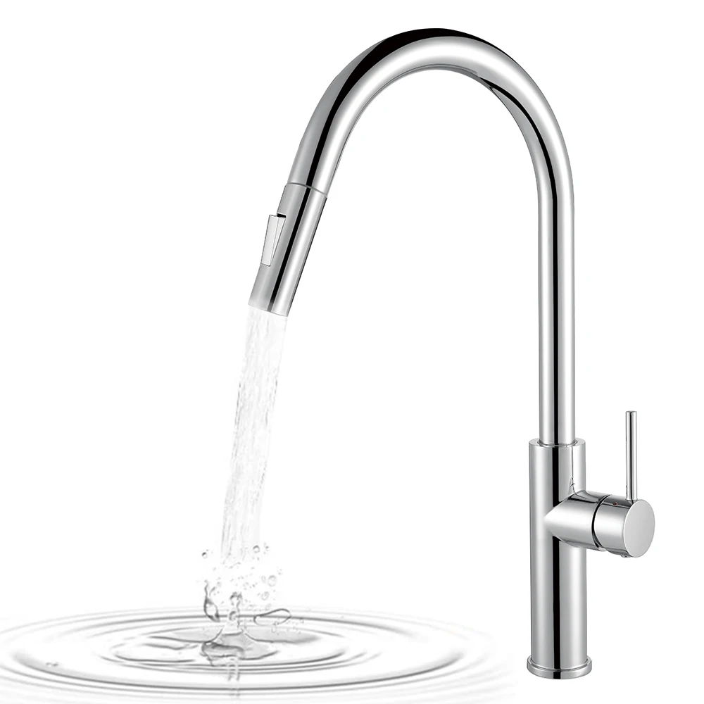 New Ceramic Valve Core Kitchen Faucets Single Handle Pull Out Kitchen Tap Single Hole Handle Swivel 360 Degree Water Mixer Tap
New Ceramic Valve Core Kitchen Faucets Single Handle Pull Out Kitchen Tap Single Hole Handle Swivel 360 Degree Water Mixer Tap