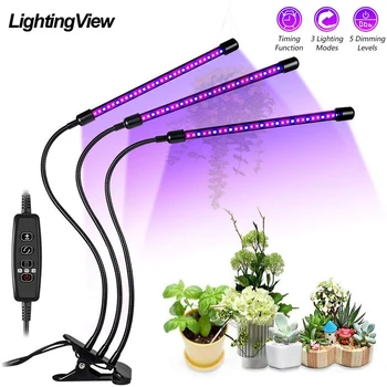 Lightingview Full Spectrum LED Grow Light DC5V 10W 20W 30W Flexible Clip USB Power Supply Desktop Growth Plant Light For Flower
Lightingview Full Spectrum LED Grow Light DC5V 10W 20W 30W Flexible Clip USB Power Supply Desktop Growth Plant Light For Flower