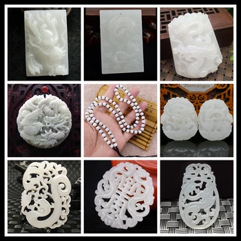 Natural White Jade Hand-Carved Carved Chinese Dragon Phoenix Amulet Lucky Pendant Necklace Beads chain Certificate Fine Jewelry
Natural White Jade Hand-Carved Carved Chinese Dragon Phoenix Amulet Lucky Pendant Necklace Beads chain Certificate Fine Jewelry