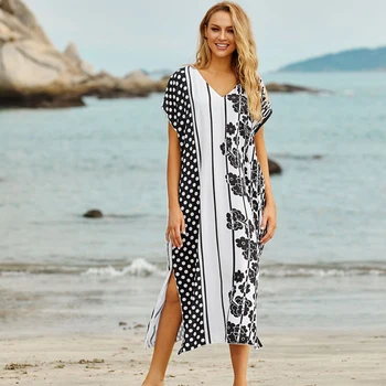 2020 Sexy Boho Dress Swimsuit Cover up Robe de plage Kaftan Beach Pareo Bikini Cover up Long Women Summer Dress Sarong Beachwear
2020 Sexy Boho Dress Swimsuit Cover up Robe de plage Kaftan Beach Pareo Bikini Cover up Long Women Summer Dress Sarong Beachwear