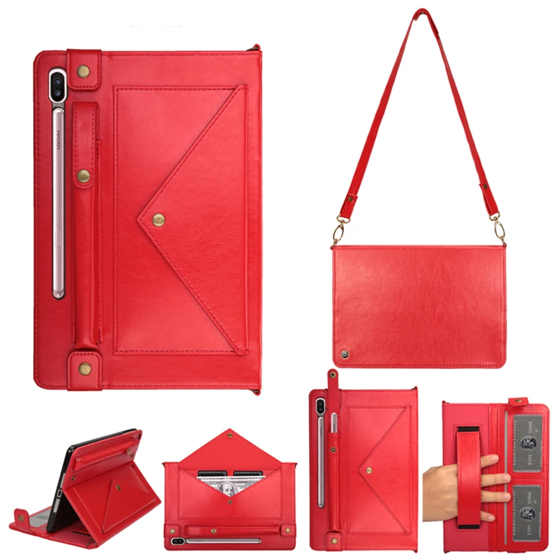 2019 For Samsung galaxy tab S6 10.5 T860 Envelope Leather case SM-T865 Tablet Cover Storage bag With Strap Pencil Slot holder
2019 For Samsung galaxy tab S6 10.5 T860 Envelope Leather case SM-T865 Tablet Cover Storage bag With Strap Pencil Slot holder