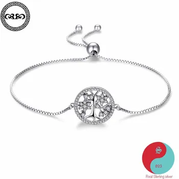 Cute Real Pure 925 Sterling Silver Bracelet minimalist crystal tree of life bracelet glam diamant women's Luck Fine Jewelry
Cute Real Pure 925 Sterling Silver Bracelet minimalist crystal tree of life bracelet glam diamant women's Luck Fine Jewelry