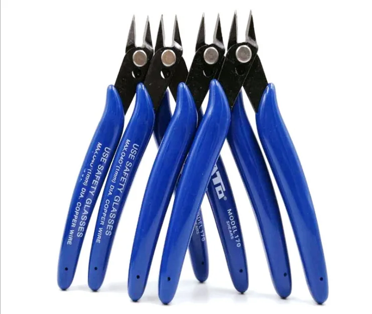 Mini Diagonal Pliers Hand Tools Electrical Wire Cable Cutters Cutting Side Snips Flush Pliers Nipper Anti-slip Rubber
Mini Diagonal Pliers Hand Tools Electrical Wire Cable Cutters Cutting Side Snips Flush Pliers Nipper Anti-slip Rubber