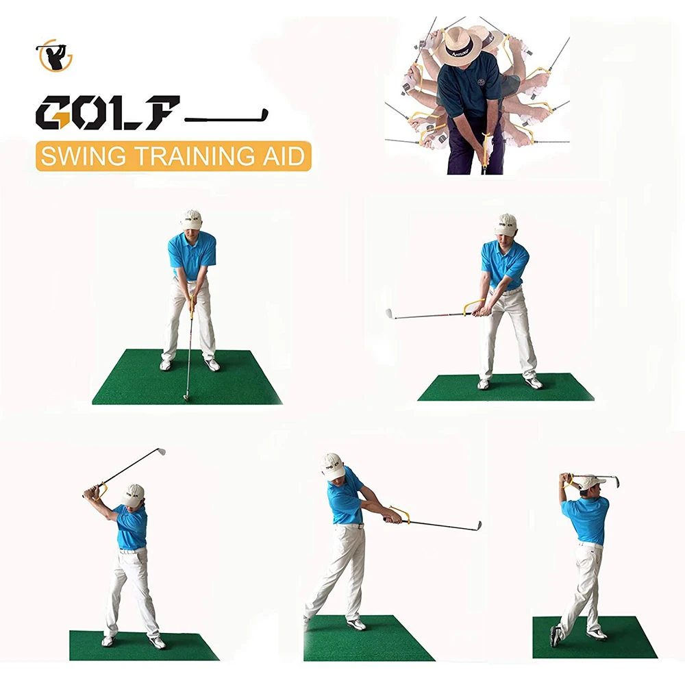Golf Swing Trainer Beginner Gesture Alignment Training Aid Aids Correct Practical Practice Guide simple effective golf tool D30
Golf Swing Trainer Beginner Gesture Alignment Training Aid Aids Correct Practical Practice Guide simple effective golf tool D30