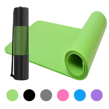 10mm Thick Yoga Mat Non-Slip Exercise Mat Pad with Carrying Strap and Mesh Bag for Home Gym Fitness Workout Pilates
10mm Thick Yoga Mat Non-Slip Exercise Mat Pad with Carrying Strap and Mesh Bag for Home Gym Fitness Workout Pilates