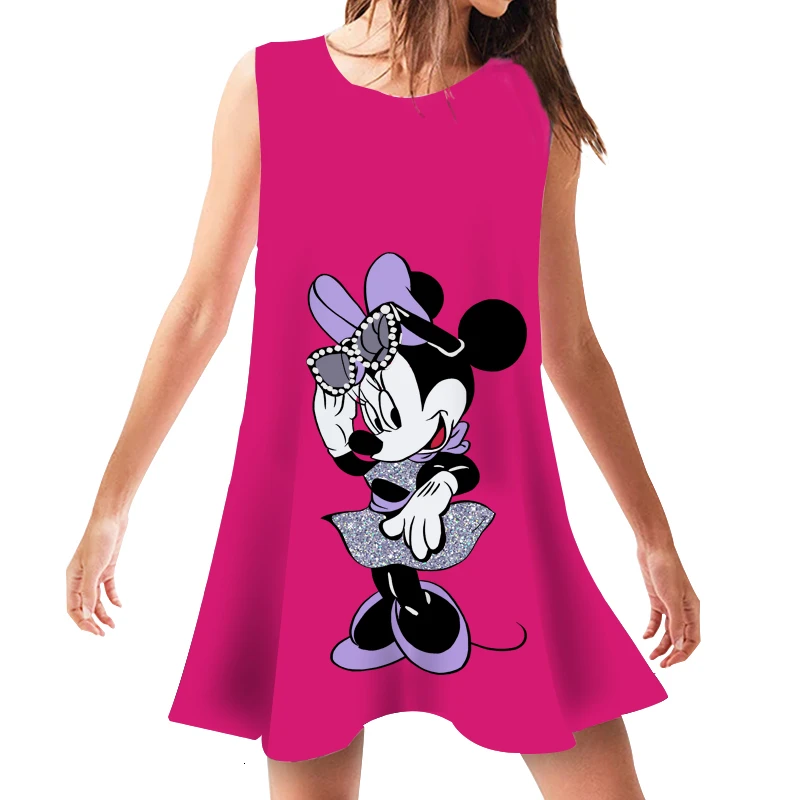Chuqian Summer Cute Cartoon Character Print Dress New Sleeveless Swing Beach Wear Sexy Casual Loose Dresses Clothing Sukienki
Chuqian Summer Cute Cartoon Character Print Dress New Sleeveless Swing Beach Wear Sexy Casual Loose Dresses Clothing Sukienki