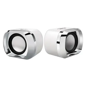 USB 2.0 Notebook Speakers Wired Stereo Mini Computer Speaker for Desktop Laptop Notebook PC MP3 MP4 3.5mm AUX IN white 
USB 2.0 Notebook Speakers Wired Stereo Mini Computer Speaker for Desktop Laptop Notebook PC MP3 MP4 3.5mm AUX IN white