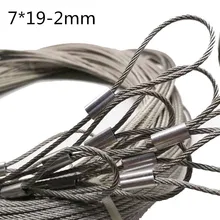 50M/100M 2mm Diameter 7X19 Construction 304 Stainless steel Wire rope Alambre Softer Fishing Lifting Cable
50M/100M 2mm Diameter 7X19 Construction 304 Stainless steel Wire rope Alambre Softer Fishing Lifting Cable