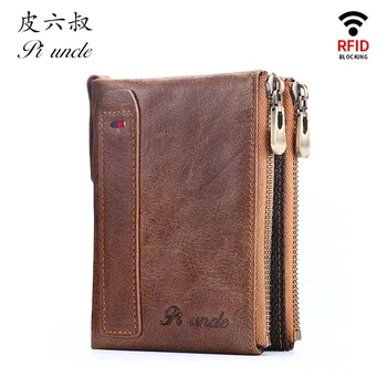 PI UNCLE 100% Genuine Leather Small Women Wallets Vintage Womens Wallet Zipper Design With Coin Purse Pockets Mini Walet
PI UNCLE 100% Genuine Leather Small Women Wallets Vintage Womens Wallet Zipper Design With Coin Purse Pockets Mini Walet