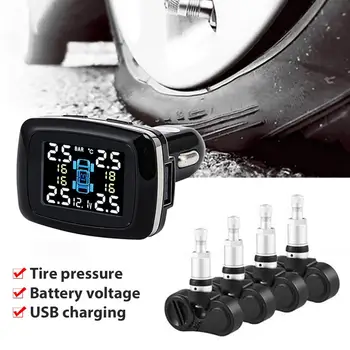 Tire Pressure Monitor System Smart Car TPMS USB LCD Color Display Tire Pressure Monitoring System with Sensor ford tpms старлайн
Tire Pressure Monitor System Smart Car TPMS USB LCD Color Display Tire Pressure Monitoring System with Sensor ford tpms старлайн
