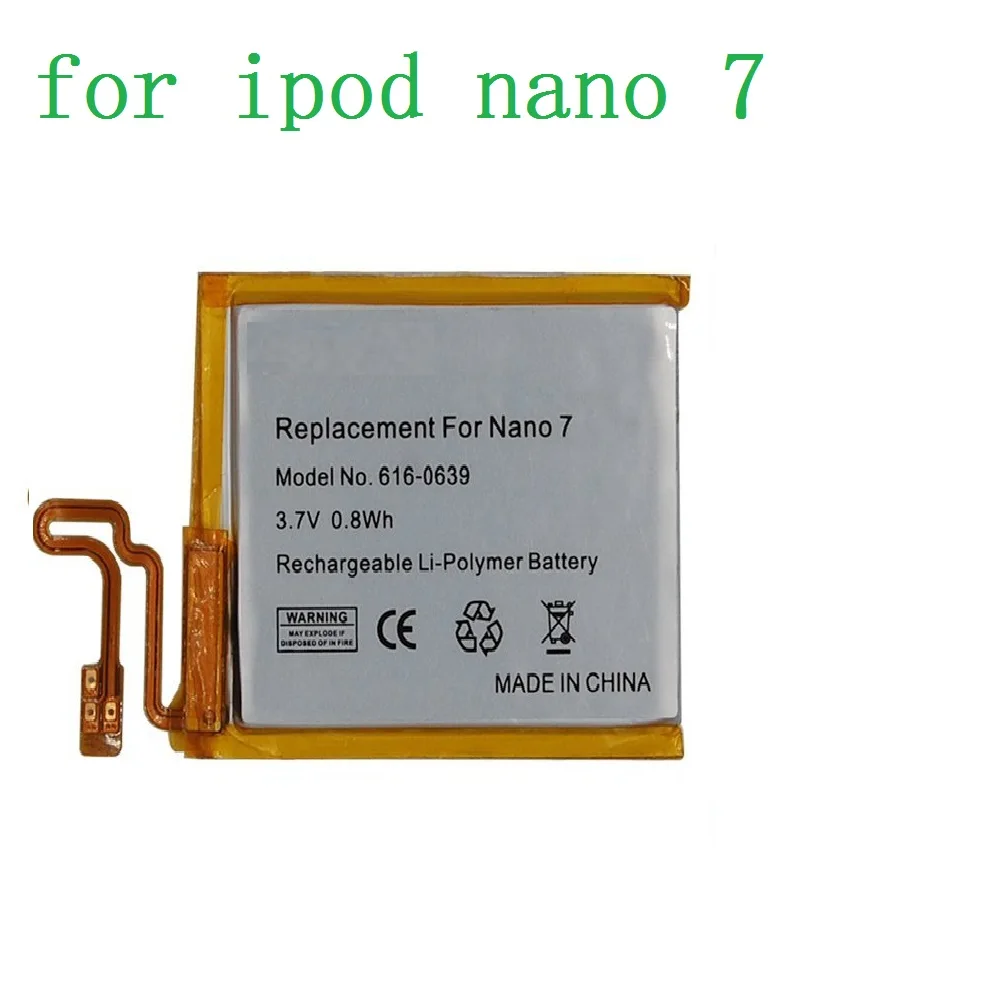 Новая 3 7 V литий-ионная батарея Замена 330mAh для iPod Nano 7th Gen с бесплатными