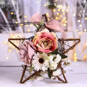 Thanksgiving Day Artificial Flower Rattan Star Shape Wreath Garland Home Hanging Holiday Decor Xmas Christmas Pendent Decoration
Thanksgiving Day Artificial Flower Rattan Star Shape Wreath Garland Home Hanging Holiday Decor Xmas Christmas Pendent Decoration