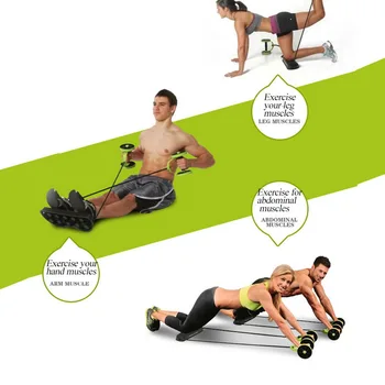 Wheels Roller Stretch Elastic Abdominal Resistance Pull Rope Tool Roller Abdominal Muscle Trainer Exercise 
Wheels Roller Stretch Elastic Abdominal Resistance Pull Rope Tool Roller Abdominal Muscle Trainer Exercise