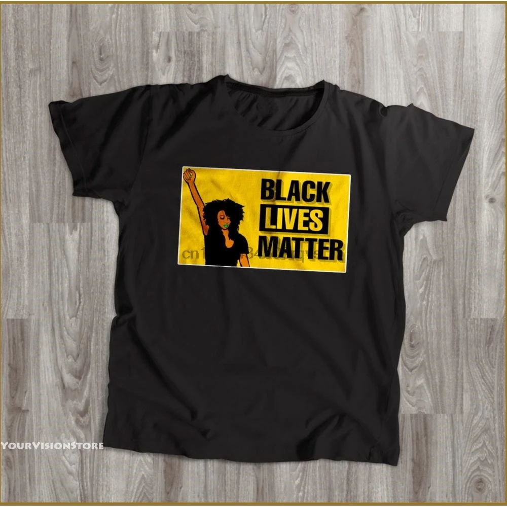 Фото Рубашка с живой массой рубашка историей BLM силовая футболка активацией | Мужская