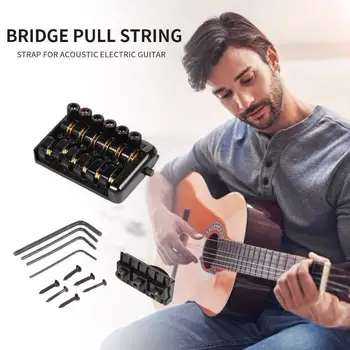 Luthier Devices 6 String Saddle Metal Durable Headless Electric Guitar Bridge Tailpiece Necessary Household Guitar Supplies 
Luthier Devices 6 String Saddle Metal Durable Headless Electric Guitar Bridge Tailpiece Necessary Household Guitar Supplies