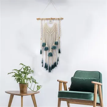 Wall Tapestry Macrame Wall Hanging Tapestry Art Wall Decor Bohemian Hand Woven Living Room Bedroom Home Decoration 45x84cm
Wall Tapestry Macrame Wall Hanging Tapestry Art Wall Decor Bohemian Hand Woven Living Room Bedroom Home Decoration 45x84cm