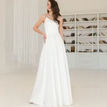 Spaghetti Straps A Line Wedding Dress For Woman Sleeveless Bridal Gown Floor Length Zipper Back Simple Satin Свадебное платье
Spaghetti Straps A Line Wedding Dress For Woman Sleeveless Bridal Gown Floor Length Zipper Back Simple Satin Свадебное платье