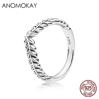 Anomokay 100% Sterling 925 Silver Wheat Ears Love Heart Forever Finger Rings for Women Wedding Engagement Jewelry Accessories
Anomokay 100% Sterling 925 Silver Wheat Ears Love Heart Forever Finger Rings for Women Wedding Engagement Jewelry Accessories