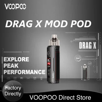 Original VOOPOO DRAG X Mod Pod Kit with 4.5ml Pod PnP-VM6 0.15ohm / PnP-VM1 0.3ohm Coil 80W Max Output E-cig Vape Kit vs Vinci X
Original VOOPOO DRAG X Mod Pod Kit with 4.5ml Pod PnP-VM6 0.15ohm / PnP-VM1 0.3ohm Coil 80W Max Output E-cig Vape Kit vs Vinci X