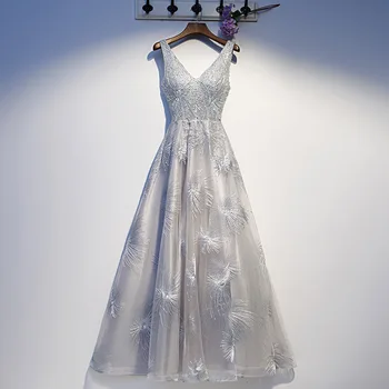 Sleeveless A-line Lady Elegant Mesh Cheongsam Qipao Sexy Rhinestone Evening Party Gown Novelty Gray Bling Vestidos De Festa
Sleeveless A-line Lady Elegant Mesh Cheongsam Qipao Sexy Rhinestone Evening Party Gown Novelty Gray Bling Vestidos De Festa