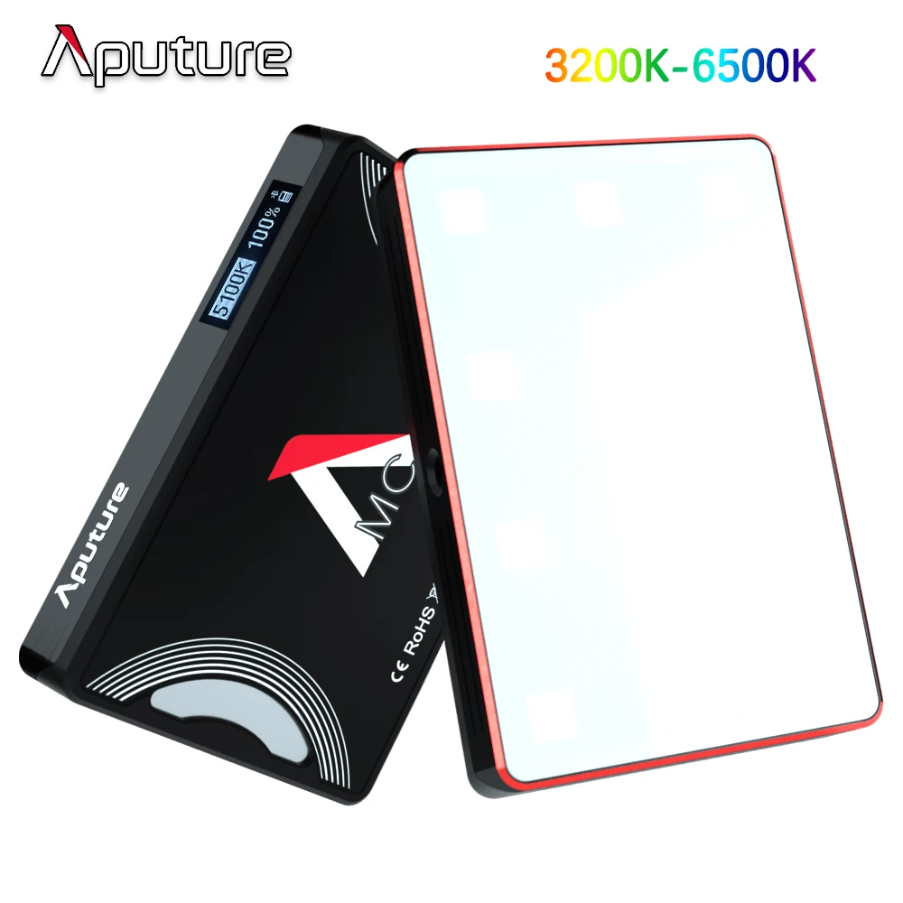 Aputure MC RGB Film Light Pocket Selfie LED Video Vlog HSI CCT FX Effect Photography Lighting for Canon Nikon DSLR DV Smartphone
Aputure MC RGB Film Light Pocket Selfie LED Video Vlog HSI CCT FX Effect Photography Lighting for Canon Nikon DSLR DV Smartphone