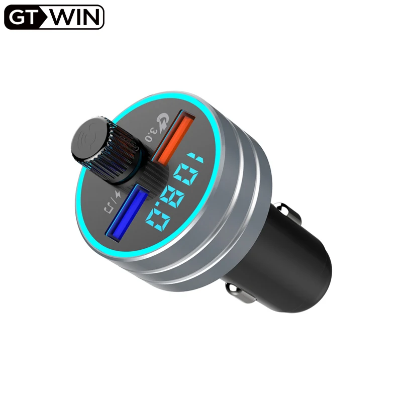 GTWIN Car Kit Handsfree Wireless Bluetooth 5.0 FM Transmitter LCD MP3 Player Dual USB QC3.0 Charger 2.1A Car Accessories
GTWIN Car Kit Handsfree Wireless Bluetooth 5.0 FM Transmitter LCD MP3 Player Dual USB QC3.0 Charger 2.1A Car Accessories