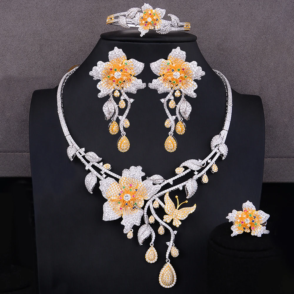 GODKI Shiny Flowers Bride Wedding Party Jewelry Sets Best Trendy Noble Women Jewelry Gift Full Cubic Zirconia Chic Clear Crystal
GODKI Shiny Flowers Bride Wedding Party Jewelry Sets Best Trendy Noble Women Jewelry Gift Full Cubic Zirconia Chic Clear Crystal