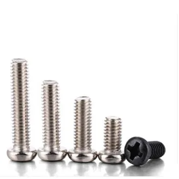 50-100pcs M1 M1.2 M1.4 M1.6 M2 M2.5 M3 Mini Small Light Black A2 304 Stainless steel Cross Phillips Pan Head Screw Round Bolt
50-100pcs M1 M1.2 M1.4 M1.6 M2 M2.5 M3 Mini Small Light Black A2 304 Stainless steel Cross Phillips Pan Head Screw Round Bolt