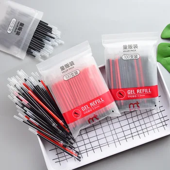100pcs Gel Ink Refill Replacement Value Pack 0.5mm Ballpoint Red Black Blue Color Pens for Writing Office School office Supplies
100pcs Gel Ink Refill Replacement Value Pack 0.5mm Ballpoint Red Black Blue Color Pens for Writing Office School office Supplies