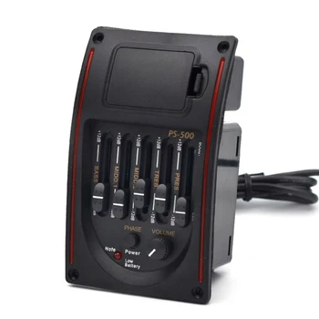 5-Band Tone Controls EQ Equalizer Tuner PS-500 5-Band Acoustic Guitar EQ Preamp Equalizer Pickup Acoustic Guitar
5-Band Tone Controls EQ Equalizer Tuner PS-500 5-Band Acoustic Guitar EQ Preamp Equalizer Pickup Acoustic Guitar