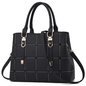 New Women PU Leather Large Capacity Woman Handbag Grid Shoulder Bag Fashion Casual Luxury Designer Crossbody Bag Ladies Purses
New Women PU Leather Large Capacity Woman Handbag Grid Shoulder Bag Fashion Casual Luxury Designer Crossbody Bag Ladies Purses