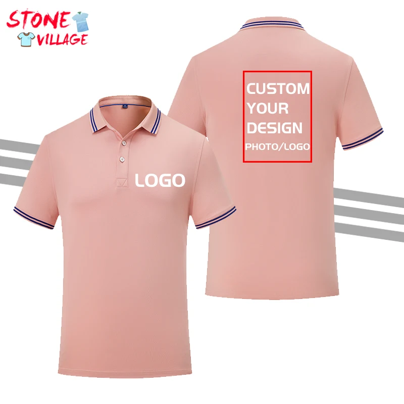 Print Design Logo Summer Fashion Business Men's And Women's Short-sleeved Shirts Custom New Solid Color Commuter Polo Shirts
Print Design Logo Summer Fashion Business Men's And Women's Short-sleeved Shirts Custom New Solid Color Commuter Polo Shirts