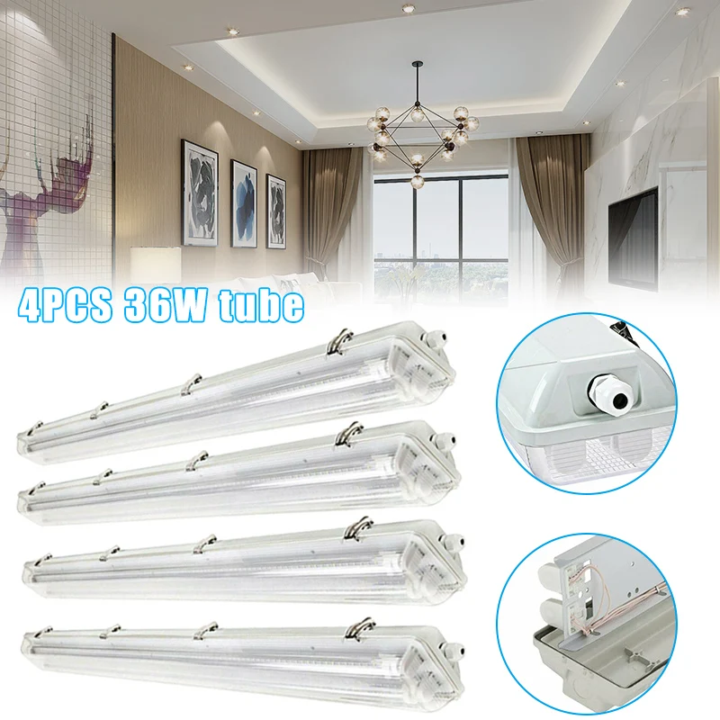 4 Pcs 36W LED Shop Light Work Garage 6000K Lighting High Brightness Energy Saving TN99
4 Pcs 36W LED Shop Light Work Garage 6000K Lighting High Brightness Energy Saving TN99